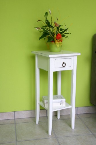 Massivholz beistelltisch 70cm - beistelltisch,