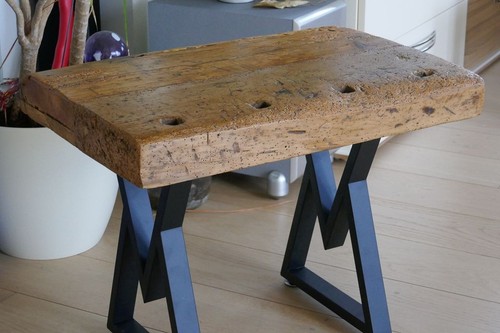 Alter couchtisch hobelbank - couchtisch,