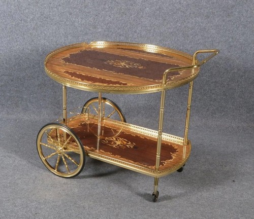 Alter servierwagen holz - servierwagen,,